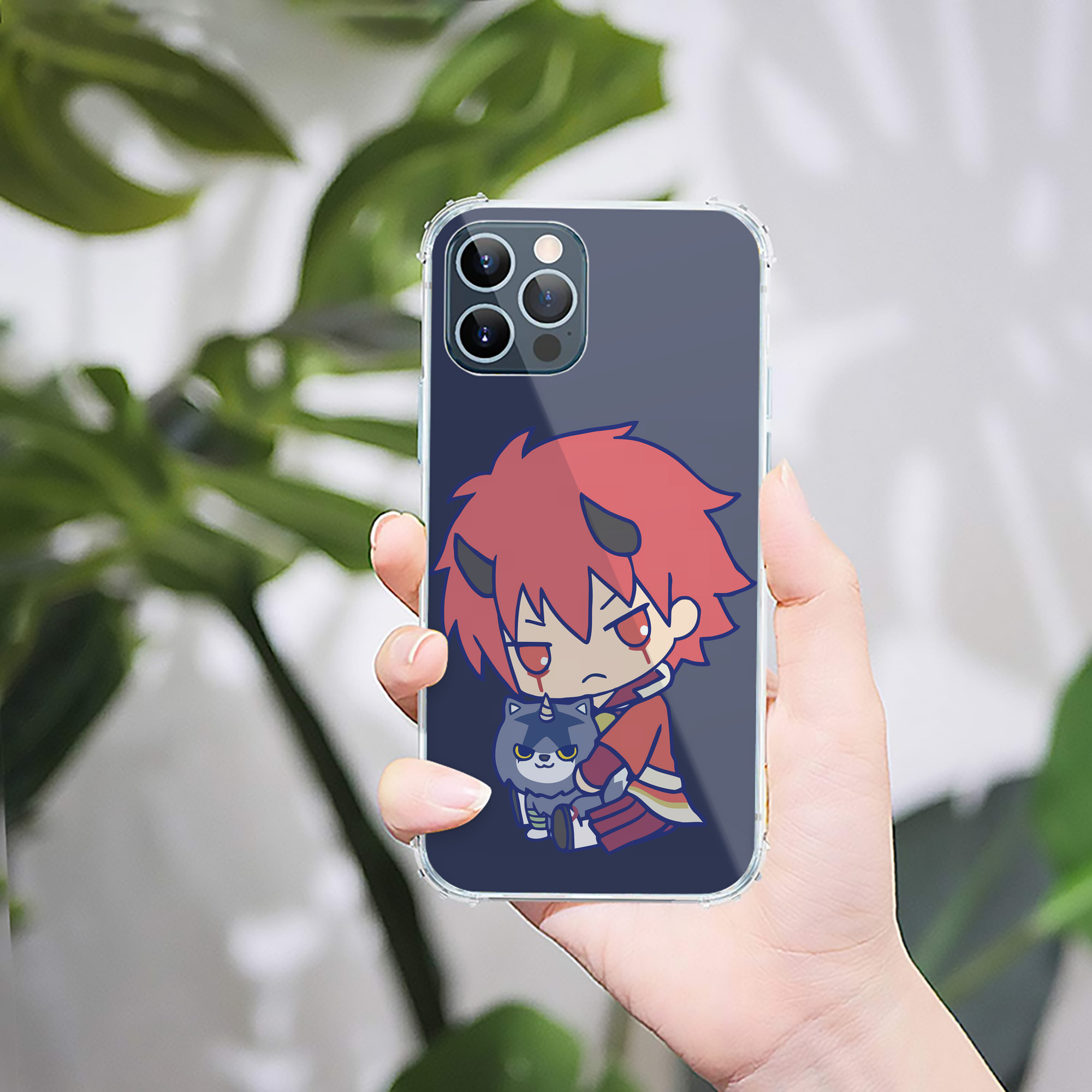 （画像用） 転スラ Regarding Reincarnated to Slime 【iPhone 12シリーズ対応】透明スマホケース（クリアソフトケース）